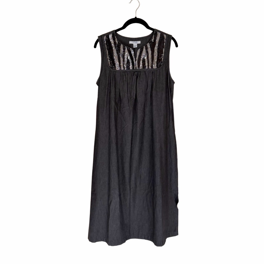Go Softly Sleeveless Sequins Patio Dress